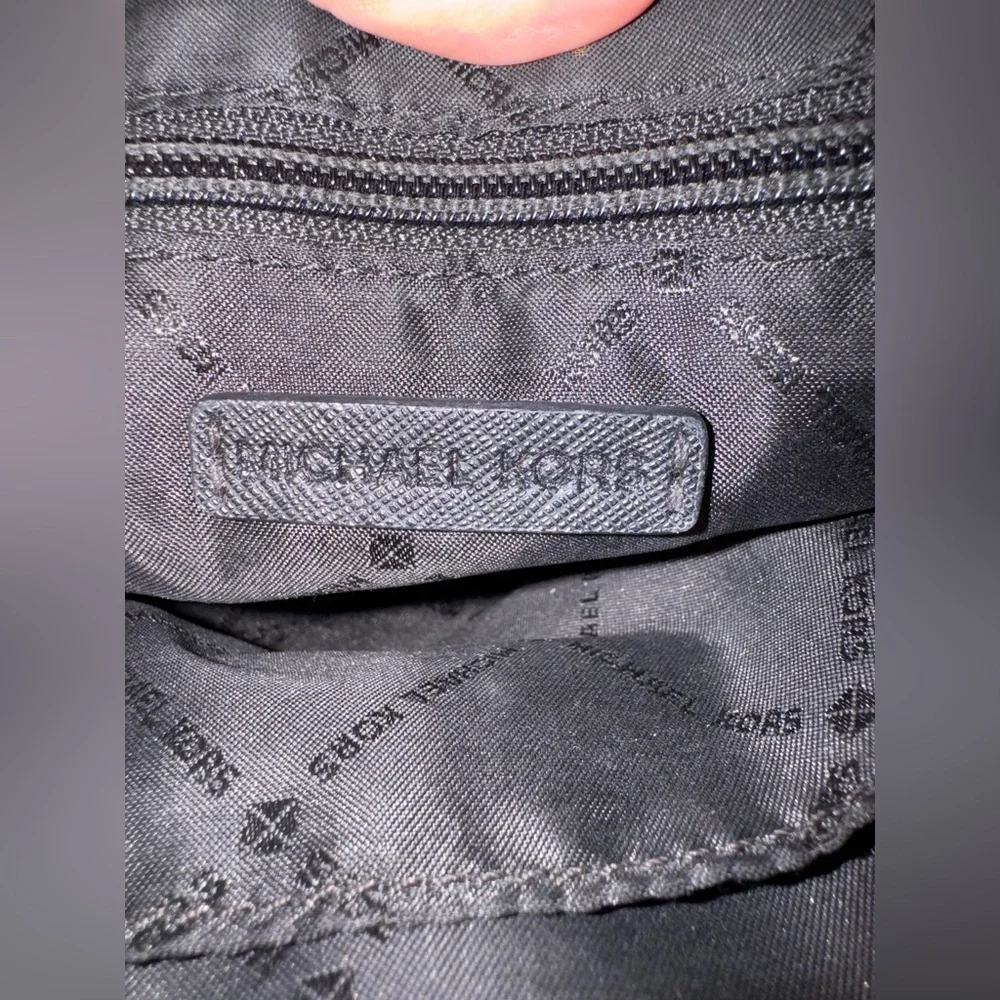 Michael Kors Black & Gold Crossbody - Picture 11 of 15